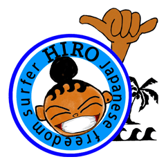 Japanesa freedom surfer HIRO