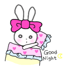 ribbon rabbit (pink)