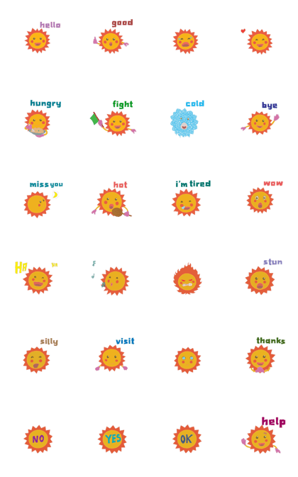 smiling sun