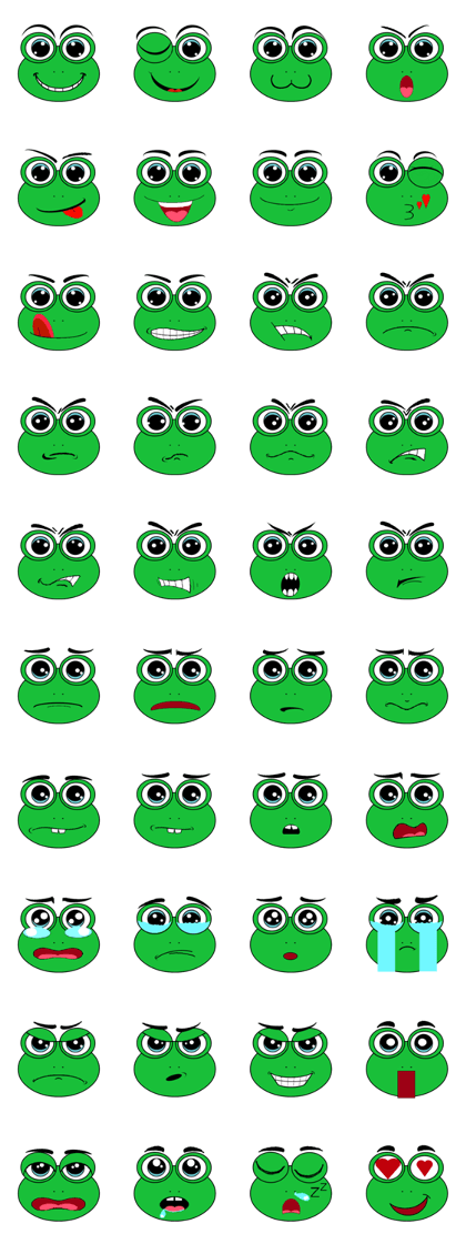 Grinie Frog Face