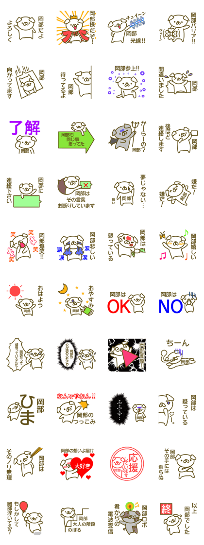 Okabe your name Sticker