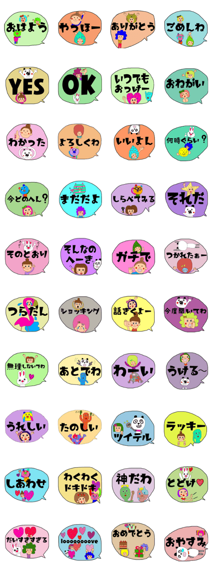 Big character and groups
