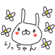 Ri cute rabbit stickers!