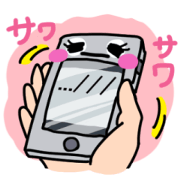 Sticker of a smartphone