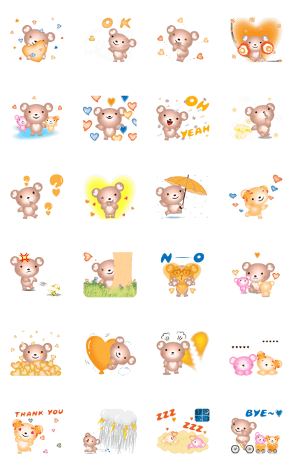 Lovely Heart bear to move
