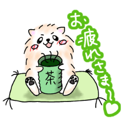 PomeranianPOPO casual sticker