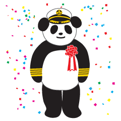 Captain Panda's Sticker 2