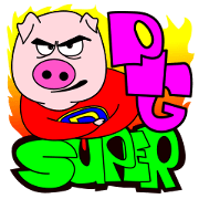 Funny Super Pig