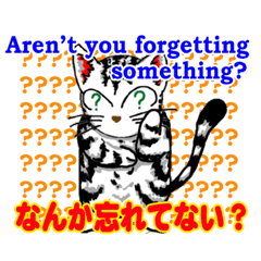 猫で英会話 よく使う英語編 Line スタンプ Line Store 猫で英会話 よく使う英語編 Line スタンプ Line Store