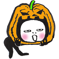 全身黒タイツのぬめ子さん Halloween vol.2
