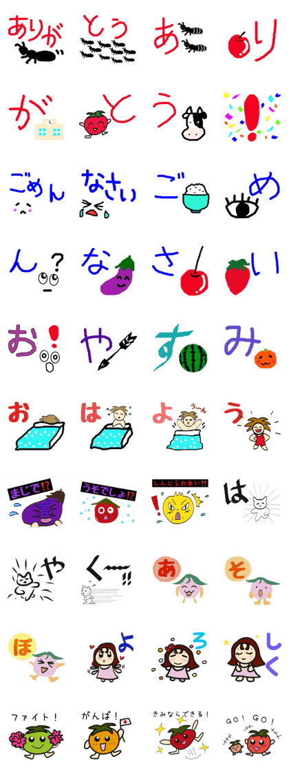 Japanese Characters Sticker