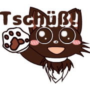 Animated Japanese Cat KAKAO (German)