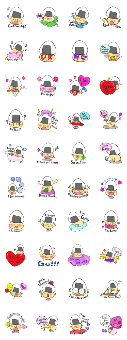 English version Mr. rice-ball mushroom3.
