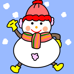 A warm snowman