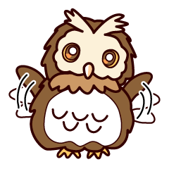 An eared owl good listener