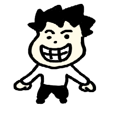Cheerful cheerful boy