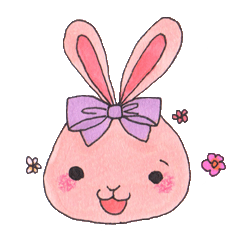 Fluffy Ribbon Bunny