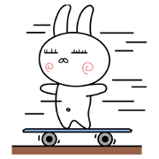 Rabimo, a rabbit with squinted eyes 2