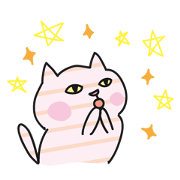 striped cat by tyettya