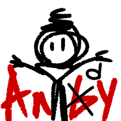 Sticker of Andy painter