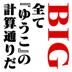 "YUKO"Calculation/name/BIG