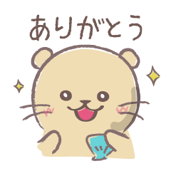 Round sea otter daily sticker