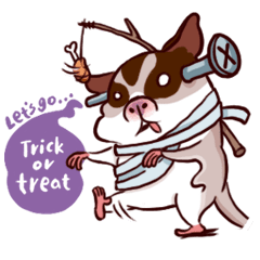 Sugar glider,Happy Halloween