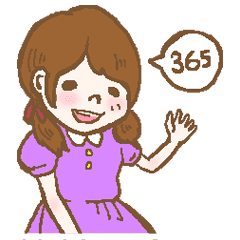 365日使える 癒し系ふわふわ女子の日常 Line スタンプ Line Store