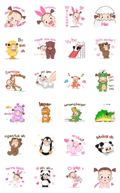 Jumbooka 7: Mascot Festival Stickers
