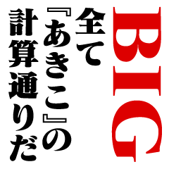 "AKIKO"Calculation/name/BIG