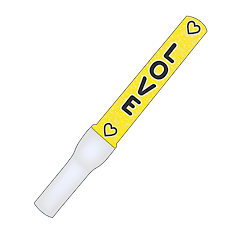 Penlight sticker yellow