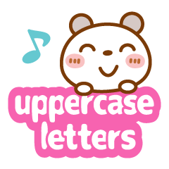 Spotted bear[Big letter](English)