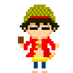 ベスト ワンピース ルフィ ドット絵 ワンピース ルフィ ドット絵 Image4u0epw