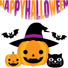 Happy Halloween With Black Cat Line Stickers Line Store