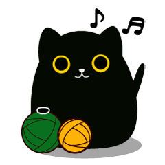 black cat nyanko1