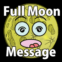 Unique Full Moon Sticker - Stiker LINE | LINE STORE