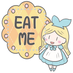 不思議の国のメッセージスタンプ Line スタンプ Line Store 不思議の国のメッセージスタンプ Line スタンプ Line Store