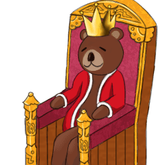 The king bear – LINE stickers | LINE STORE