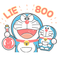 Stiker Animasi Doraemon: Sentuhan Krayon