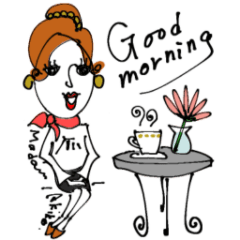 大人かっこいい マダムakiko A W Line スタンプ Line Store 大人かっこいい マダムakiko A W Line スタンプ Line Store