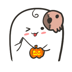 J Ghost Happy Halloween