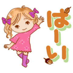 Lovely girl daily stickers part3