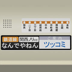 Latih layar LCD (Dialek Kansai)