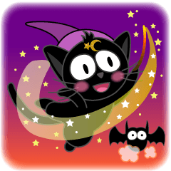 Black Cat Kiki-Halloween Magic Party