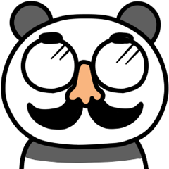 Panda & nose glasses anime