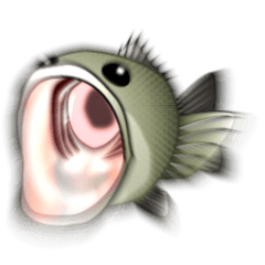 Bass Fishing Animation Sticker