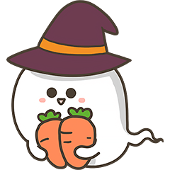 Happy Carrot Rabbit 5 - Halloween