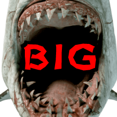 shark 3D BIG Sticker