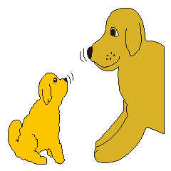 Marron dog