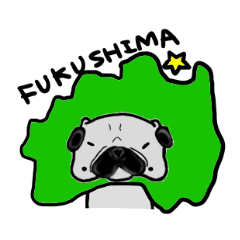 fukushima pug sticker4